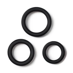 3 Pieces Male Cock Ring Penis Ring Delay Ejaculation Scrotal Binding Ball Stretcher Silicone Cockring Sex Toy For Men