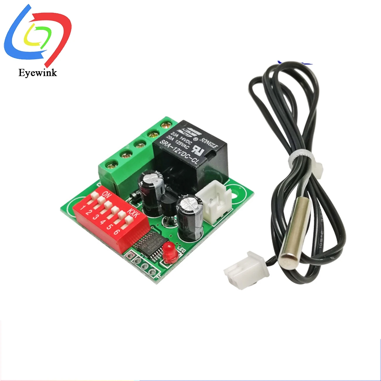 XH-W1701 Adjustable Temperature Control Switch High Precision 12V Temperature Switch Controller Temperature Control Instrument