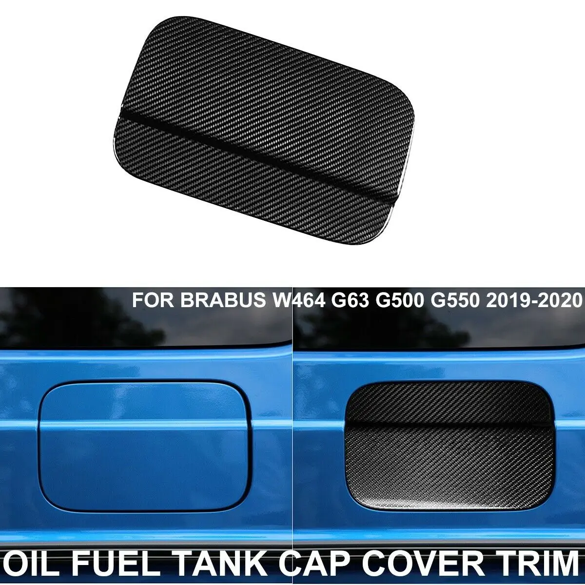 

Carbon Fiber Car Oil Fuel Tank Cover Panel For Mercedes BENZ W464 G Class G63 G500 G550 2019 2020