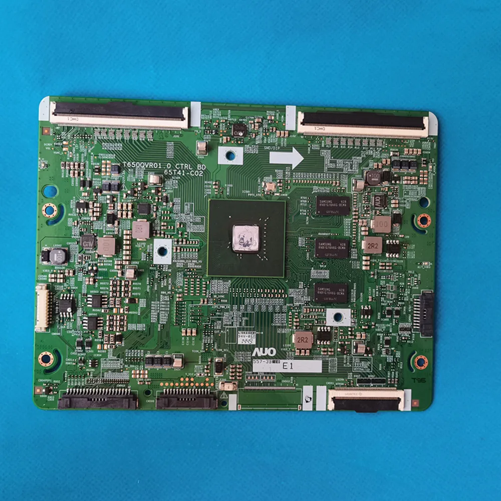 اختبار جيد للوحة المنطق T650QVR01.0 CTRL BD 65T41-C02 55.55T17C.15 T-CON LVDS لوحة للتلفزيون 55 بوصة