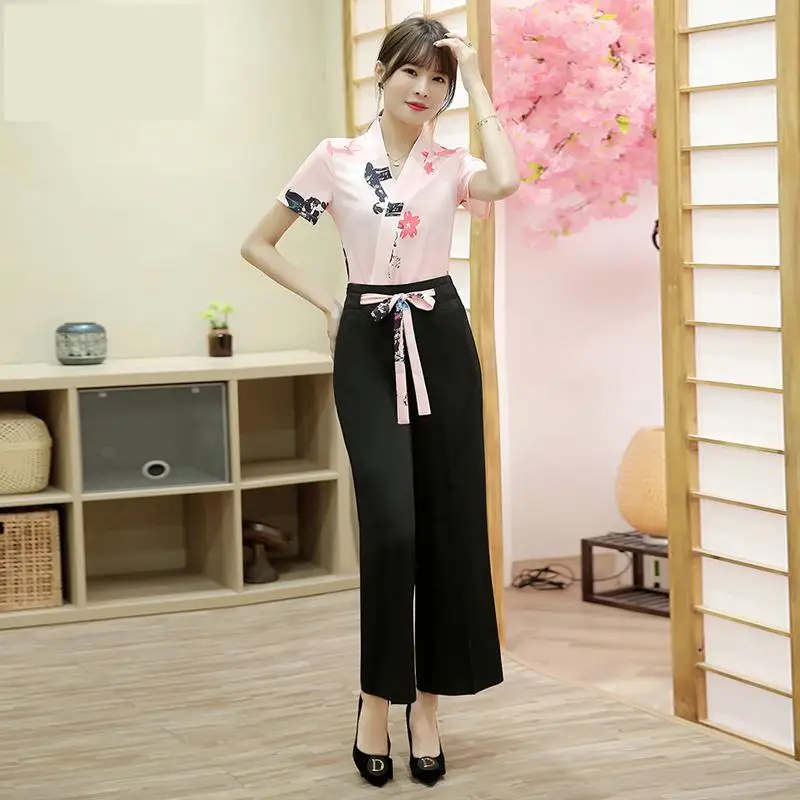 

Workwear Suit Health Salon Workwear Women's Hotel Waiters Uniform Beautician Uniform Salon