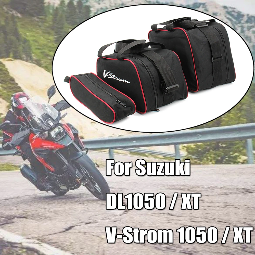 

Подходит для Suzuki V-дополнительный DL1050 DL 1050 XT 2020, мотоциклетная сумка для хранения багажа, многофункциональная Черная внутренняя сумка vдополнительный 1050 XT