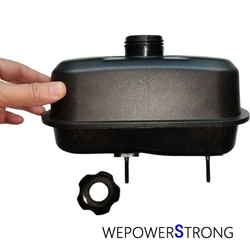Plastic Fuel Tank Gasoline Holder Assy. With Angled Bolt Fits For 168F 170F GX160 GX200 5.5HP-7.5HP 212CC Gasoline Engine