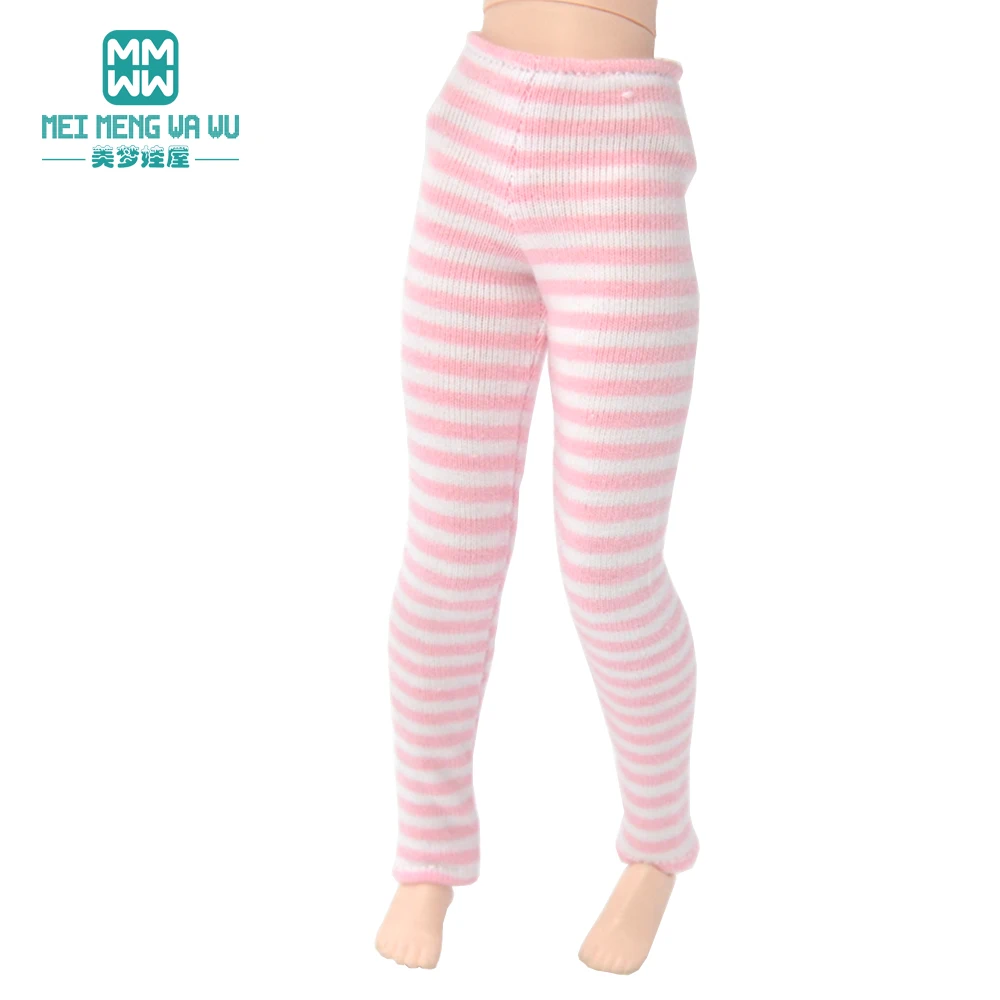 Blyth Azone OB23 OB24 doll clothes accessories Fashion striped leggings Pink gray black