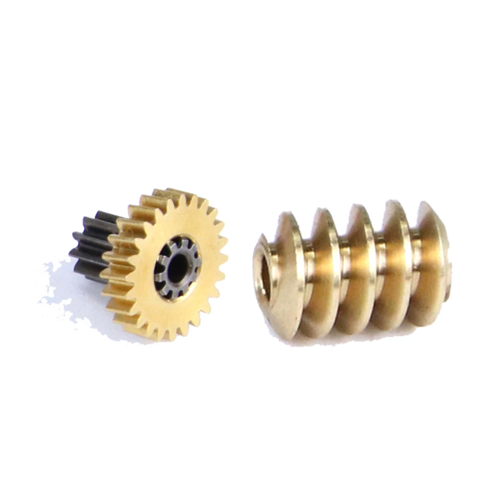 JGY370 Self-locking Worm Gear Special Motor Accessories 0.5mm Worm Gear Copper Small Modulus Gear