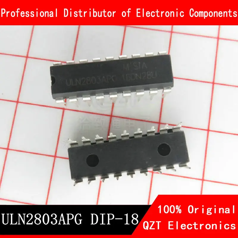 10Pcs ULN2803APG ULN2803 ULN2803A ULN2803AP DIP-18 ULN2803AN ทรานซิสเตอร์ดาร์ลิงตันใหม่เดิม