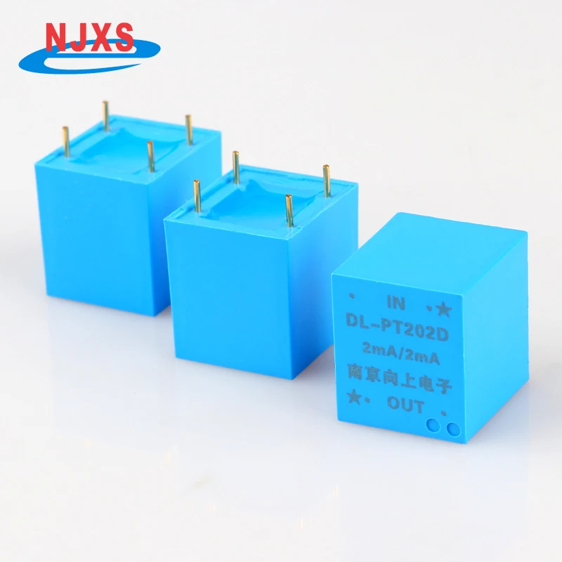 Small Mini Voltage Transformer DL-PT202D 2mA/2mA 110v 220v 380v/4v Can replace zmpt101b Precision voltage transformer current ac