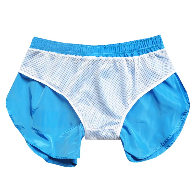 Men Swim Briefs Sexy Shorts Gay Swimwear Beach Shorts With Lining Surf Board Wear Sports Shorts Swimming Trunks Bermuda Swimsuit