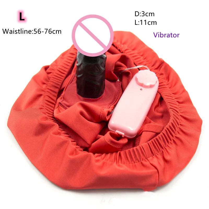 Wearable Masturbation Chastity Underwear of Leather Pants Penis Panties with Silicone Dildo Vaginal Plug Sex Toys for Women