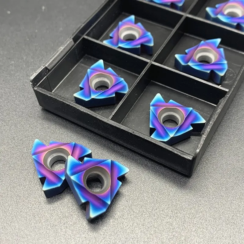 High quality MMT22ER MMT22IR AG60 nano blue metal thread Turning Tool CNC 22ER 22IR cemented Carbide Insert lathe blade Tools