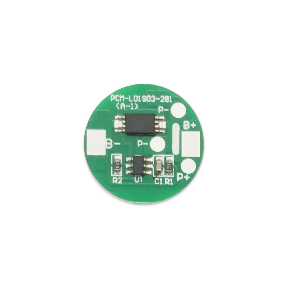 PCM-L01S03-281 (1S2.5A) Customized PCM BMS Protection Circuit Module for Li-ion Li-polymer Battery Pack