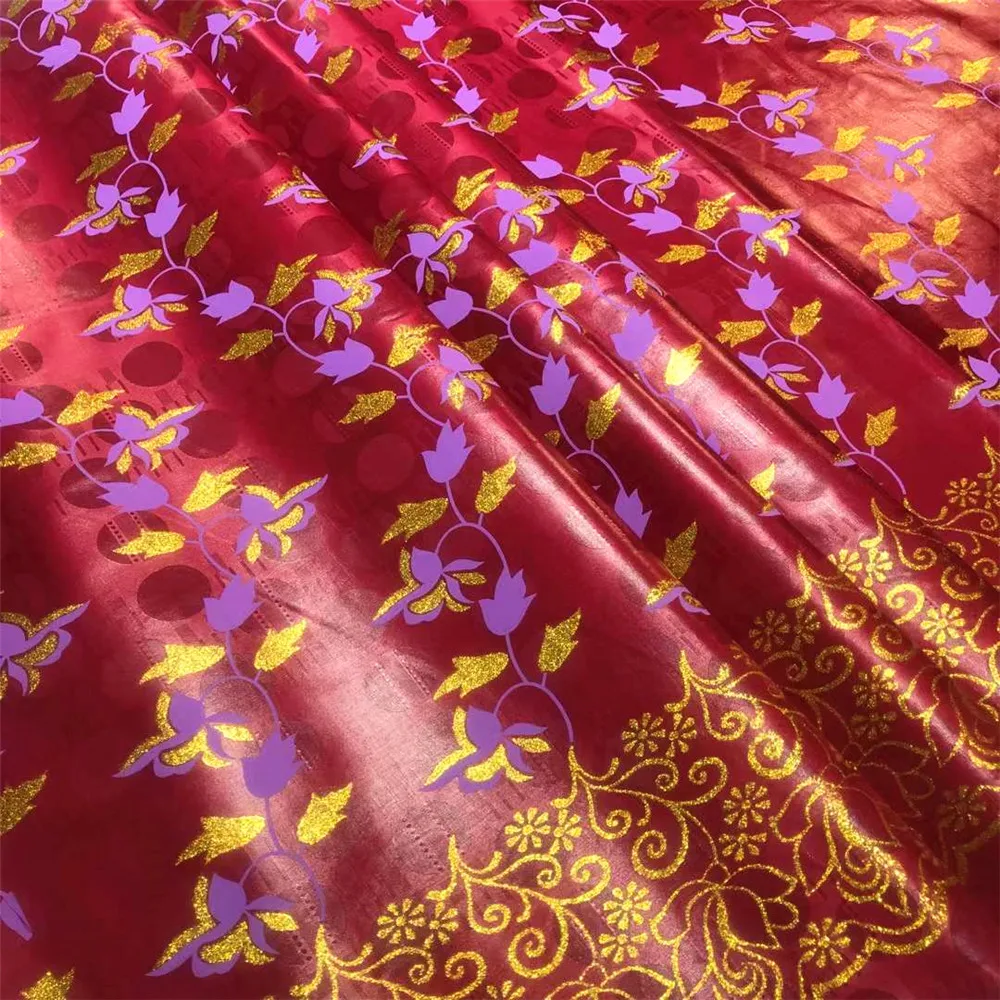 Bazin Riche Autriche Coton 2024 dubai Jacquard Brocade Fabric High Quality Keep Shinning Golden-Plating Bazain Fabrics BL471