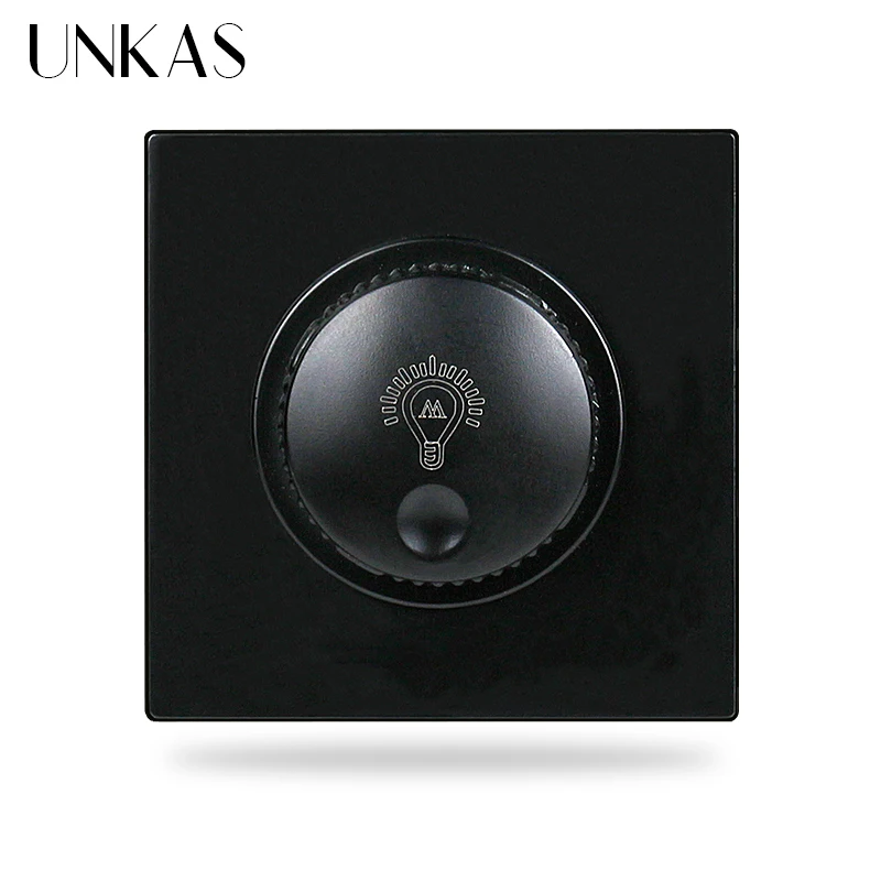 UNKAS B8 DIY Free Combination Dimmer Regulator Light Built-in Fan Controller Switch On/Off Speed Modulator Outlet