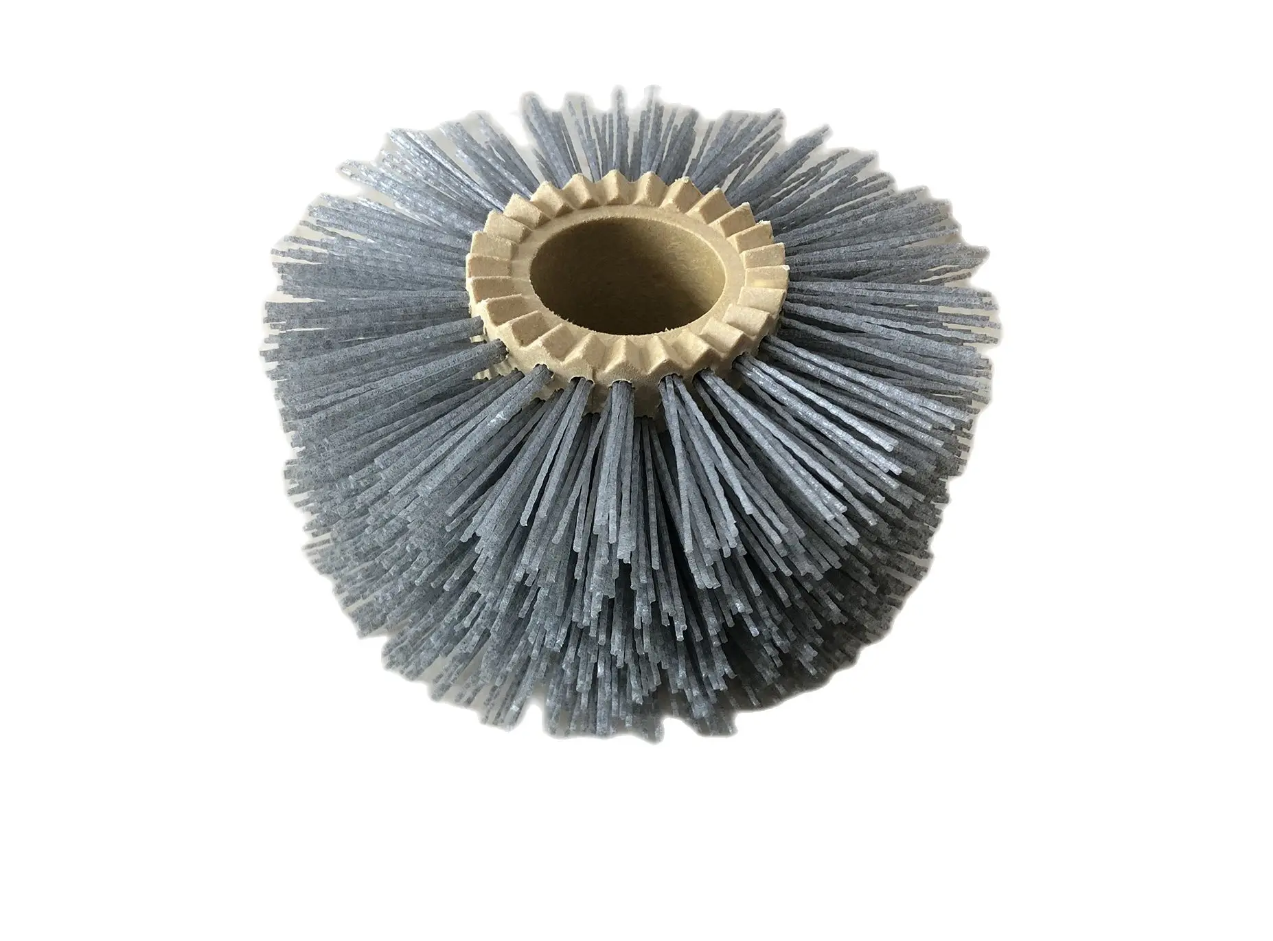 Antique Brush Roller Silicon Carbide Brush Hollow Brush Wheel Cleaning Round Brush Customized Abrasive Brush For Polishing Stone