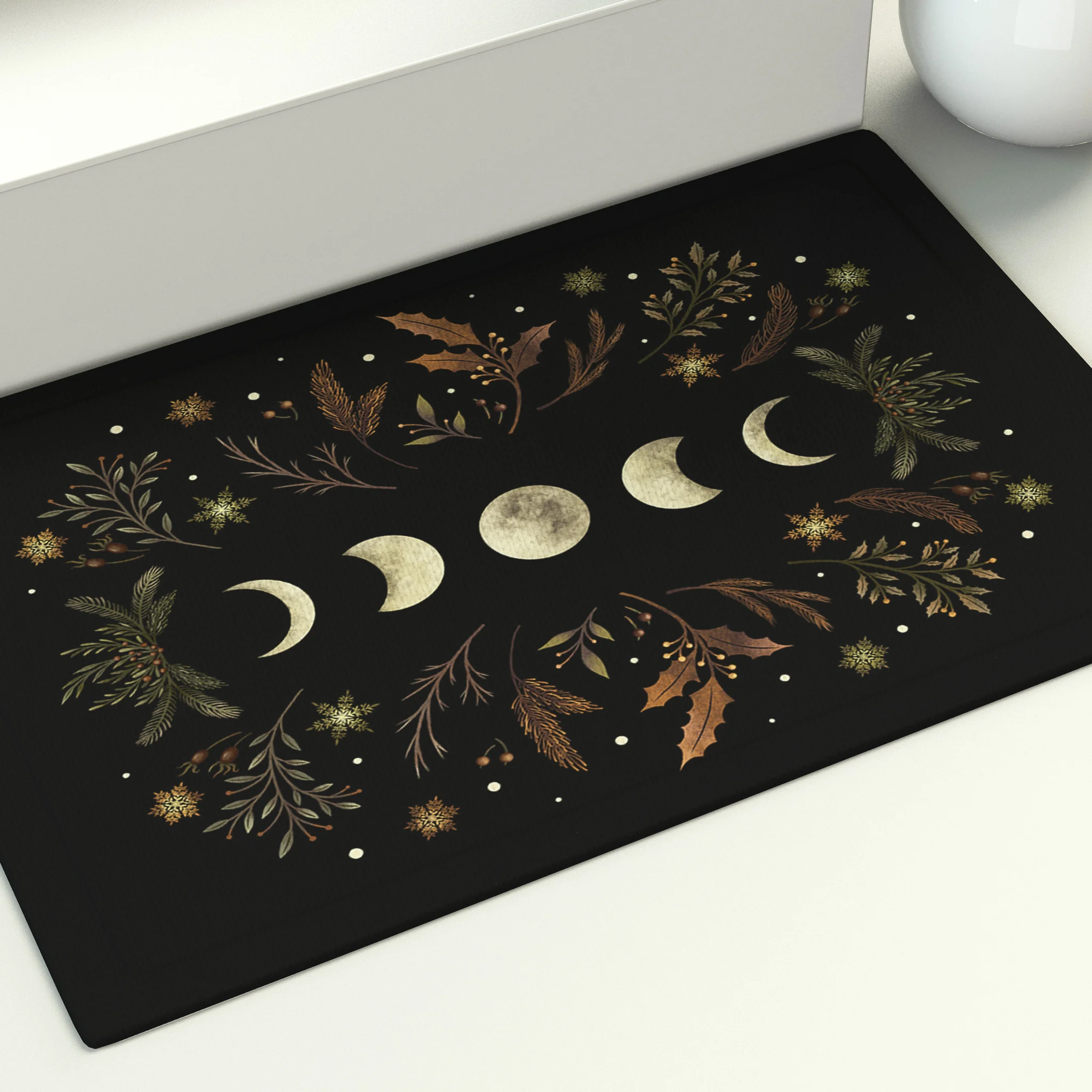 إجمالي الكسوف القمري حصيرة جميلة رومانسية ممسحة المعيشة ديكور غرفة نوم المطبخ مكافحة زلة منطقة السجاد ديكور المنزل الفن السجاد #6