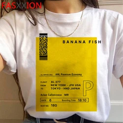 Banana Fish summer top t-shirt male harajuku print vintage kawaii t-shirt summer top kawaii