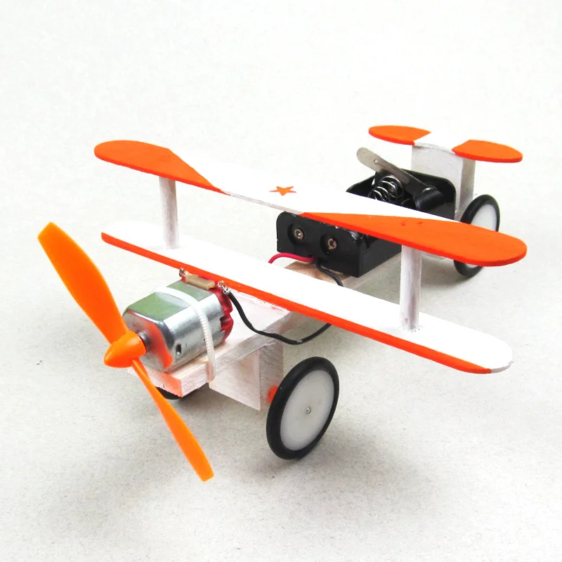 Diy Manual Electric Taxi Aircraft Material Science Experimental Model Motor Children's Toys