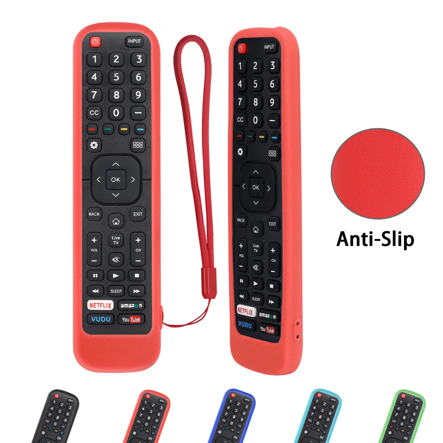 Protective Case Cover for Hisense EN2B27 EN2H27B EN2H27HS EN2H27D EN2A27 ER-31607R ER-22655HS RC3394408/01 TV Remote Controller