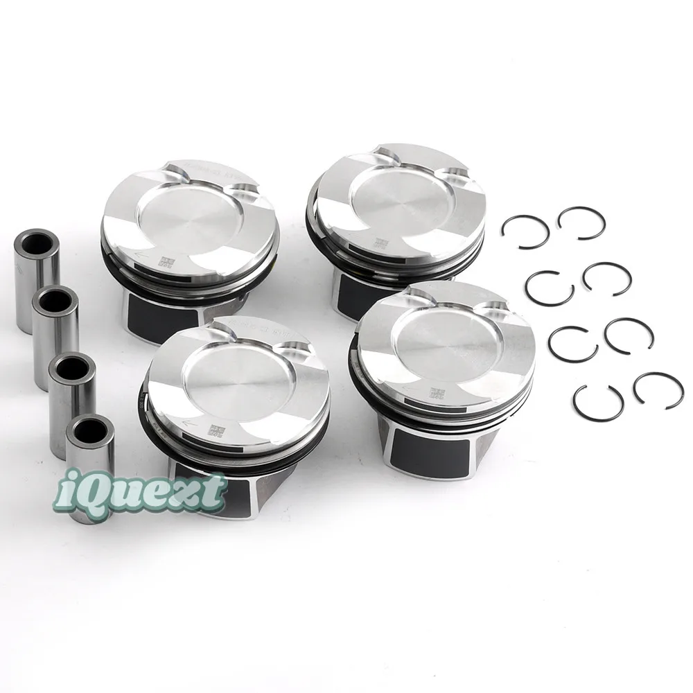 4x Pistons Rings 11257640166 Φ84mm / CR 10:1 For BMW 328i 428i 528i X3 F30 F10 N20B20A 2.0T 1997CC Engine