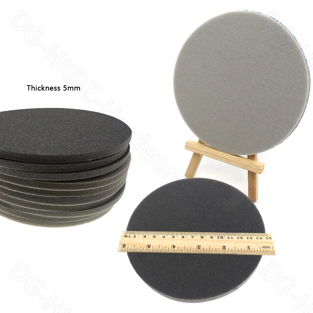 P3000 Sandpaper Hook&Loop 2/3/5/6 Inch 50mm-150mm Round Abrasive Flocking Dry and Water Sanding Paper Corundum 3000 Grit