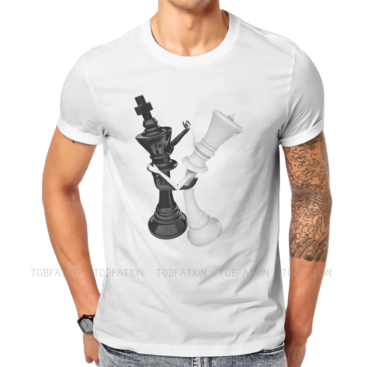 

Chess Dancers Dance Fashion Cool Creative Art Cartoon T Shirt Classic Alternative Big size Crewneck TShirt Men's Clothes