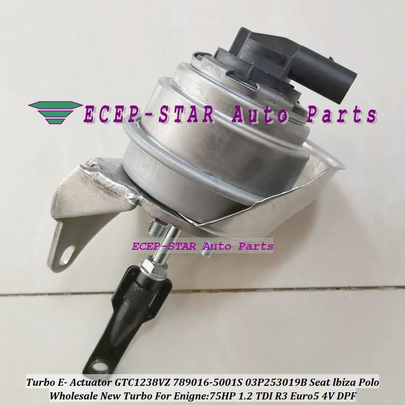 

Turbo Electronic Actuator GTC1238VZ 789016 789016-0001 789016-0002 03P253019B For Seat lbiza For Polo 1.2 TDI R3 Euro5 4V DPF