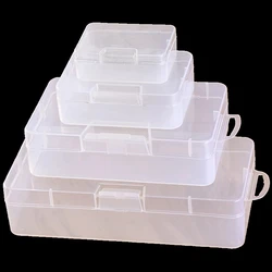 Jewelry Display Practical Toolbox Plastic Container Box for Tools Case Screw Sewing Boxe Transparent Component Screw Storage Box