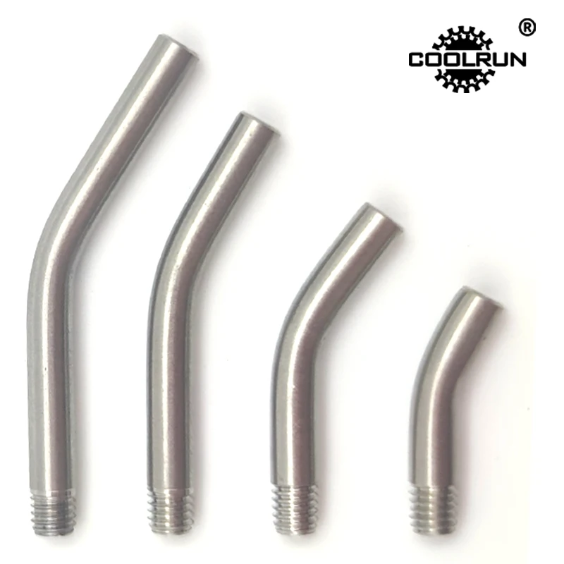 CoolRun SS304 Stainless Steel Threaded Hollow Bent Tube For CNC Sprayer