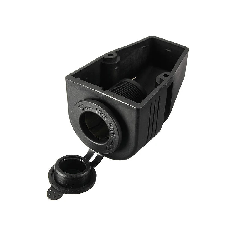 Universal 12/24V Cigarette Lighter Socket Car Splitter Power Socket Charger With Waterproof Tent Base for Van Truck Boat ATV