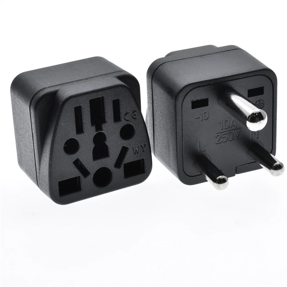 Universal Travel plug to UK,US,EU,small South Africa plug,AC power outlet,adapter,Nepal,India,Sri Lanka Big South Africa 15A/10A