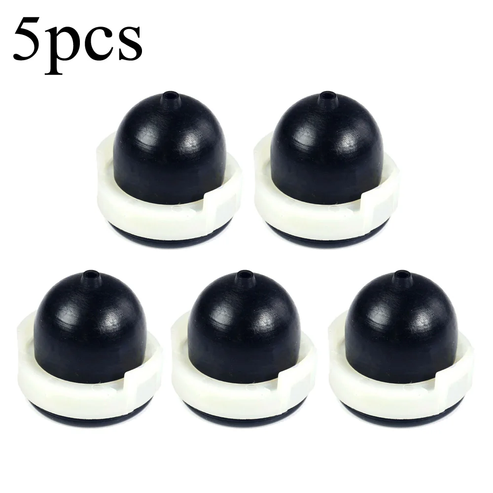 Primer Bulb Kit Tool 5pcs Replacement 496115 135700 YG Black White Carburetors Oil Primer Bulb Pump Cup For Briggs /Stratton New