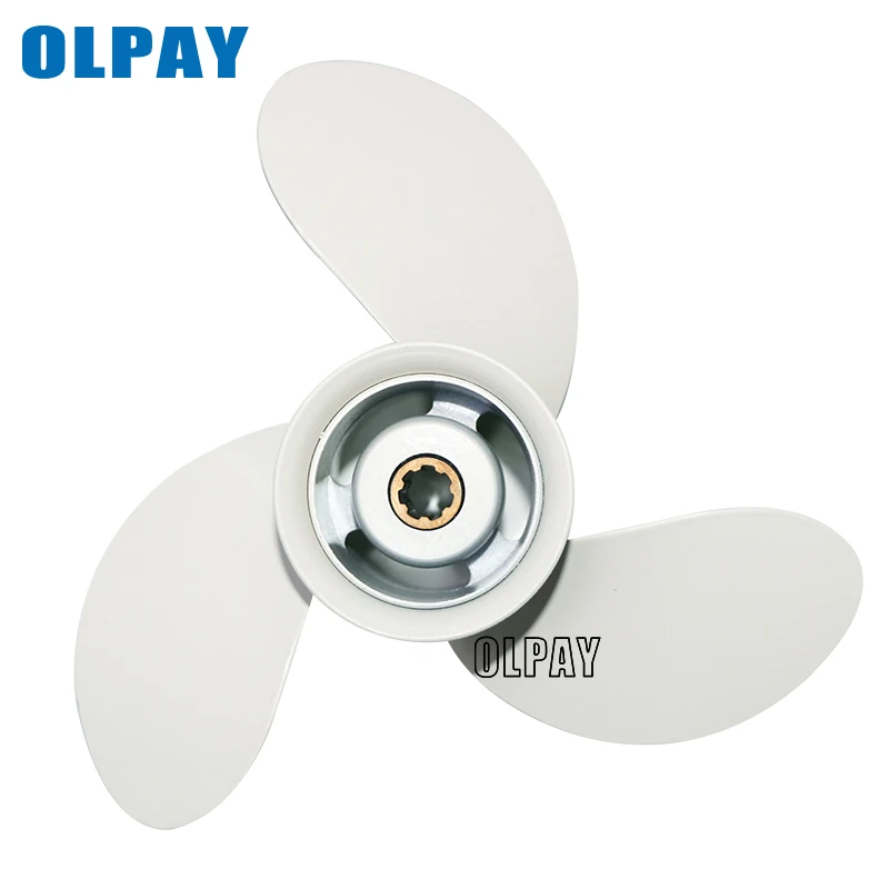 8 1/2 x 8 1/2 -N propeller 6G1-45941-00-EL for Yamaha F9.9 4 stroke 9.9HP boat engine