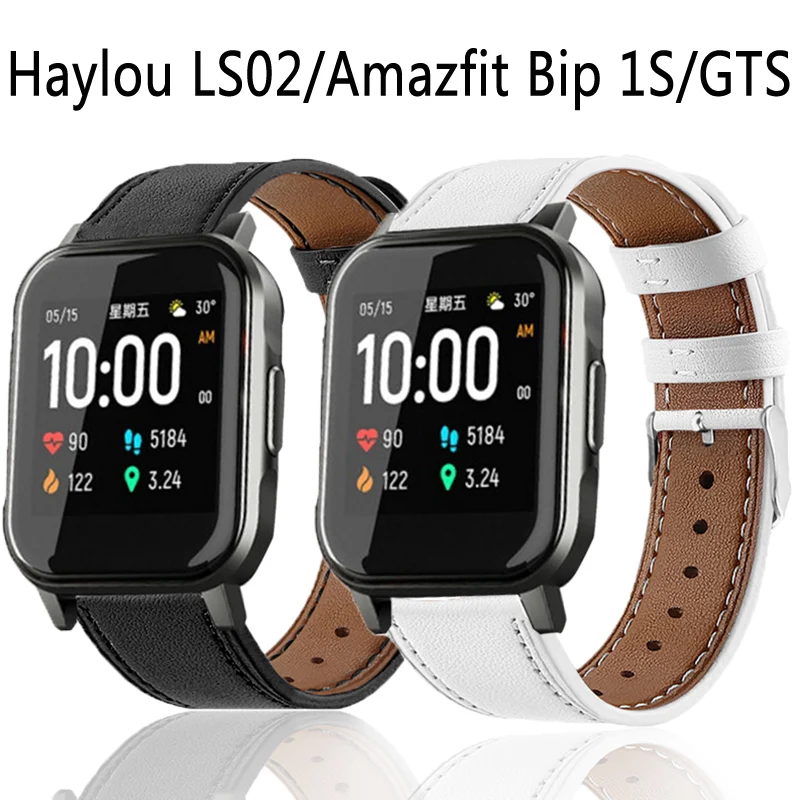 

Ремешок для часов для xiaomi huami amazfit GTS ремешок кожаный модный браслет Открытый спортивный Сменный ремень для amazfit bip ремешок