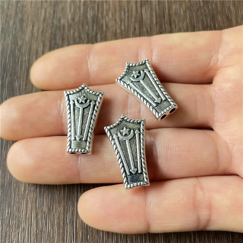 JunKang Shield Shaped bead connector Turkey Saudi Arabia prayer jewelry making DIY handmade accessory materials