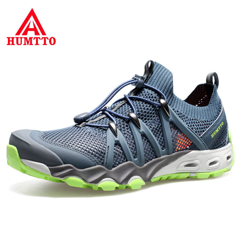  HUMTTO Outdoor Upstream Sneakers for Men Summer Beach Water Shoes Mens Breathable Sport Hiking Sandals Man Climbing Aqua Shoes 