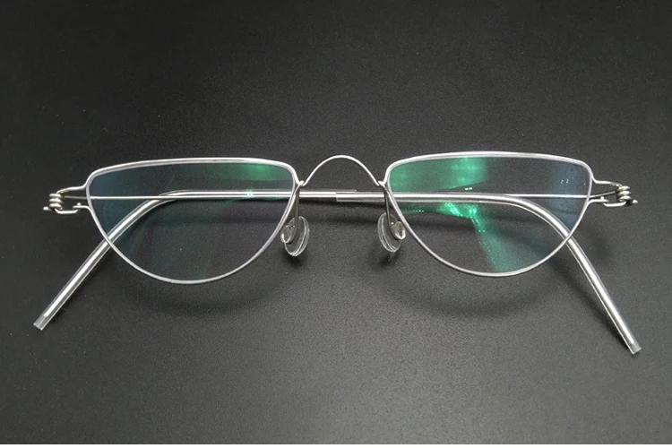 Wizard Albus Dumbledore Lesebrille, dreieckig, Anti-Blau, verschreibungspflichtig, optisch, für Myopie, handgefertigt, schraubenlose Brille +1+2 – Detail 2