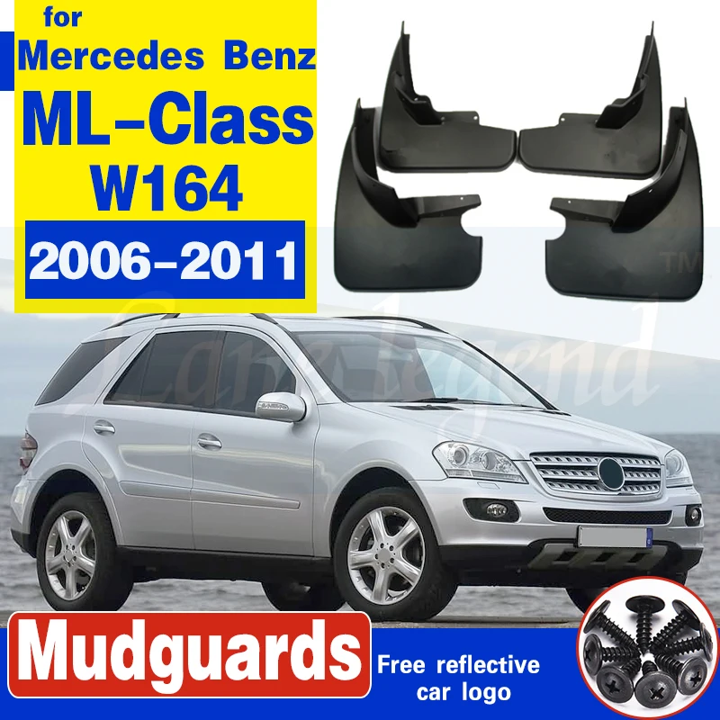 

Mud Flaps FOR Mercedes Benz ML Class M-Class W164 ML350 ML500 2006-2011 Mudguards Mudflaps Splash Guards Accessories