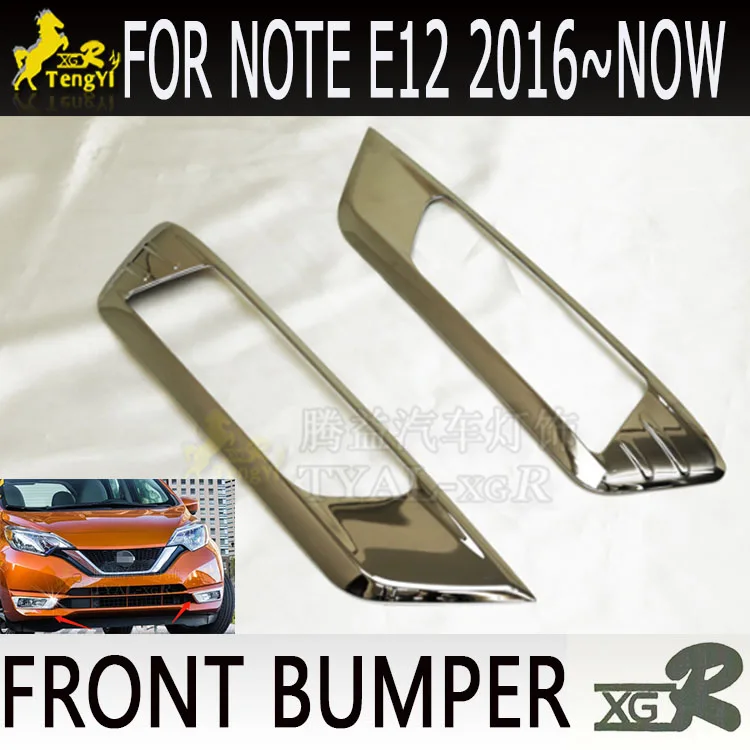 

xgr FRONT fog lamp cover FRONT bumper garnish for NOTE E12 2016 from now accessory