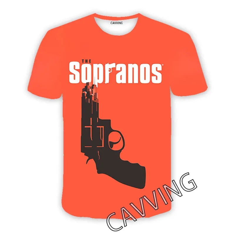 CAVVING 3D Printed  Hot TV The Sopranos  Casual T-shirts  Hip Hop Tee shirts Harajuku Styles Tops Clothing for Men/women