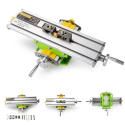 ALLSOME Mini Vice Bench Precision Adjustable Milling Machine Worktable Multifunction Drill Vise Fixture Working Table HT2829
