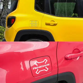 適用於 Jeep Renegade、SPORT、LATITUDE、UPLAND、TRAILHAWK、JEEPSTER、ISLANDER 的汽車油箱蓋貼紙,汽車配件乙烯基薄膜貼花 8 最佳銷售 貼紙吉普車 - №1