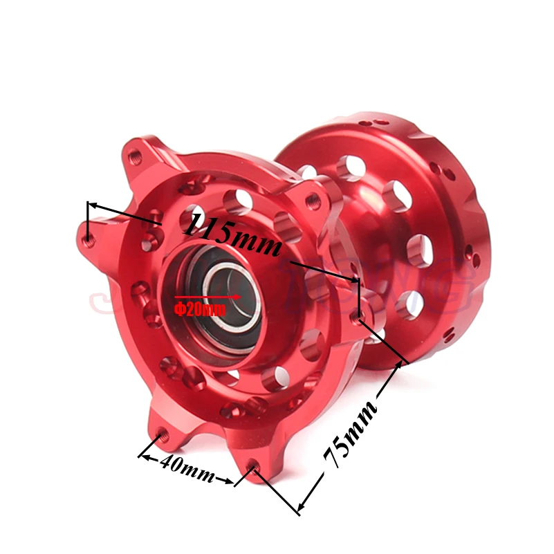 Motorcycle CNC Front And Rear Wheel Hub For HONDA CR 125 250 CRF250R CRF450R CRF450X CRF250X CRF 250 450 R X 00 01-14