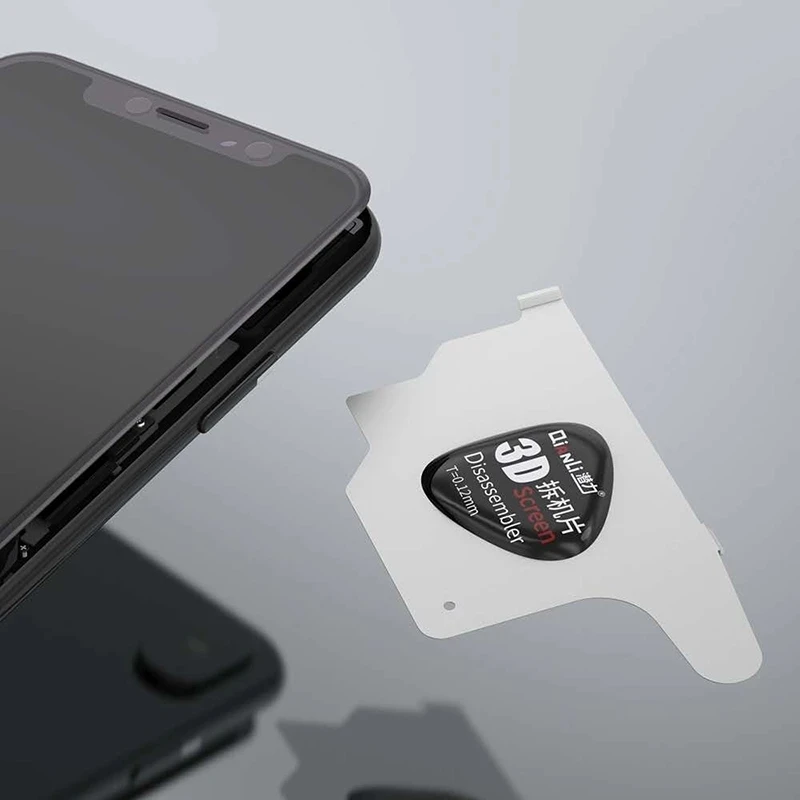 QIANLI 3D Disassembler 0.12MM Ultra Thin สแตนเลส S แท็บเล็ตเปิดเครื่องมือถอดเหมาะสำหรับ IPhone IPad