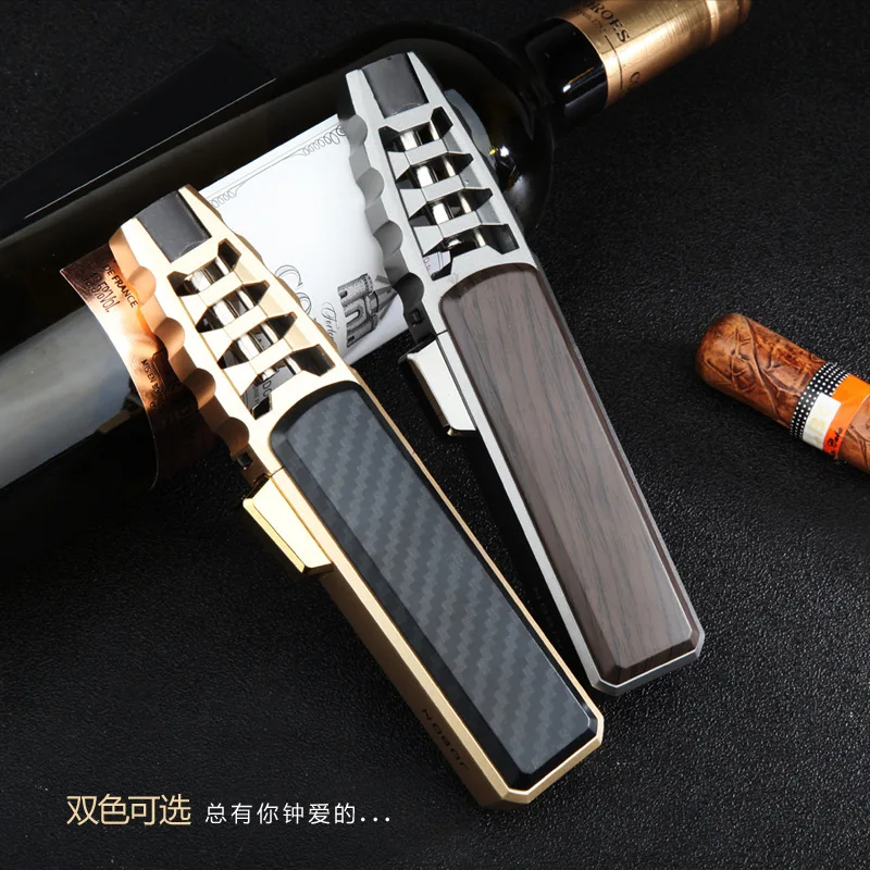 VIP JOBON  Strong Firepower Cigar Lighter Windproof Blue Flame Gas Lighter BBQ Gadgets  Available For Welding Torches Lighter