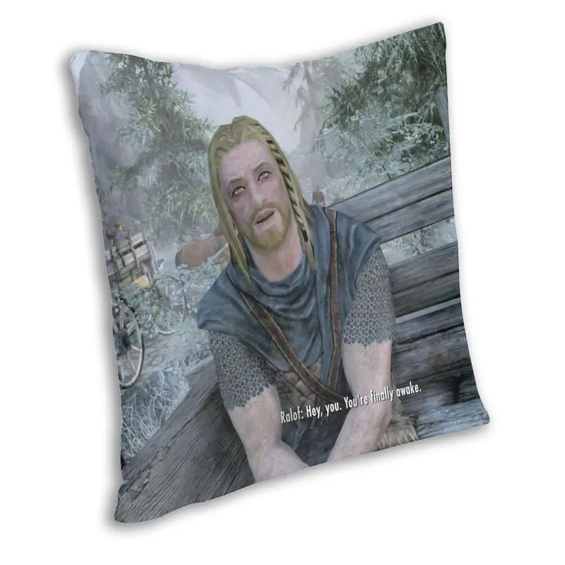 Funny Games Pillow Case Home Decoration Hey You You're Finally Awake Cushion Cover Throw Pillow Case