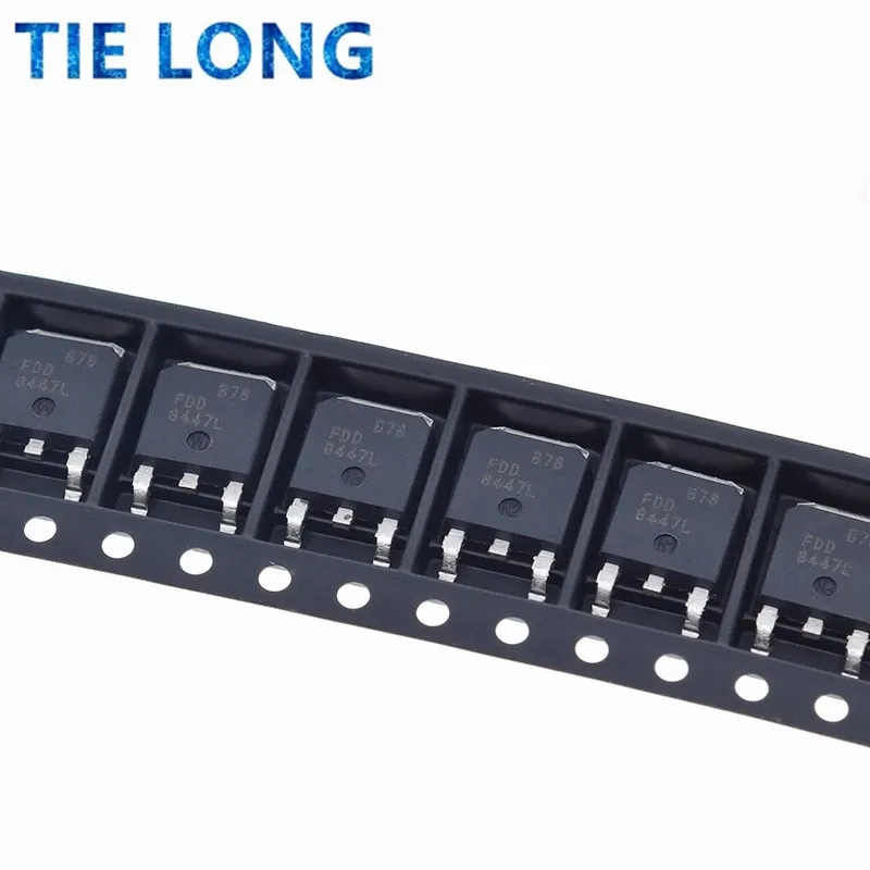 10Pcs Nieuwe FDD8447L Om-252 8447L Lcd Board Common Mosfet Ic
