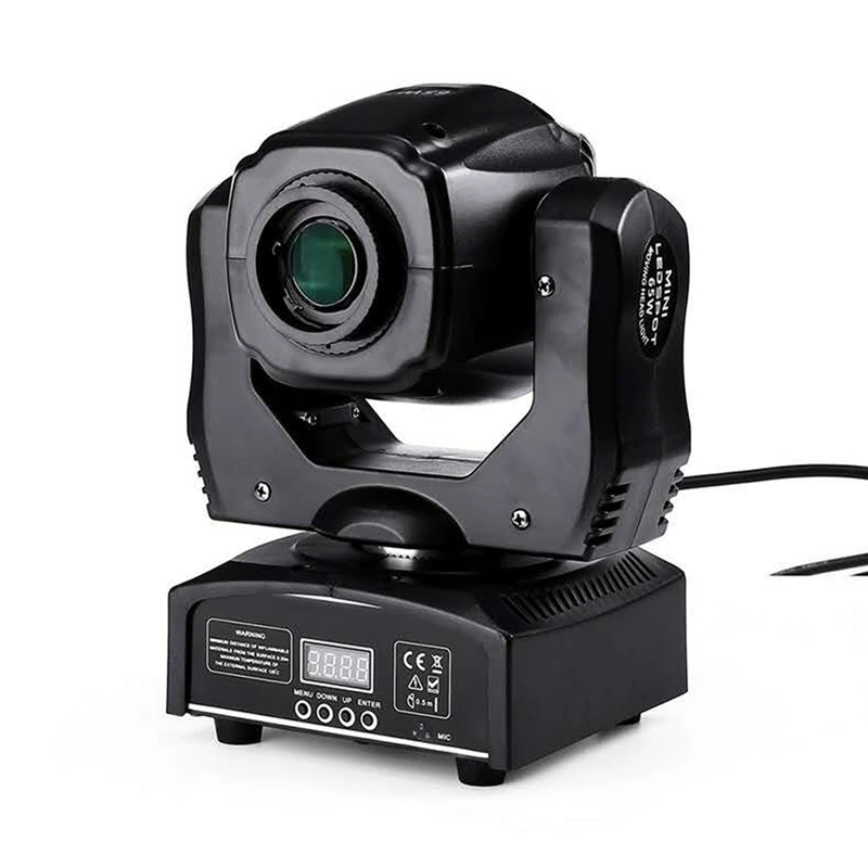 LED Spot 60W Moving Head Light Gobo/Pattern Rotation Manual Focus With DMX Controller For Projector Dj Disco Stage Lighting