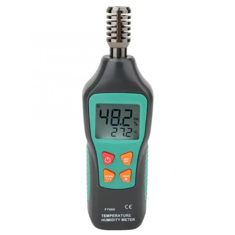 Hot Sale Digital Thermometer Hygrometer Mini Temperature Meter LCD Display With Backlight Data Hold Temperature Humidity Tester