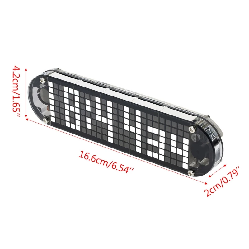 DS3231 Multifunction Alarm Clock LED Dot Matrix Animation Effects DIY Kit Gifts