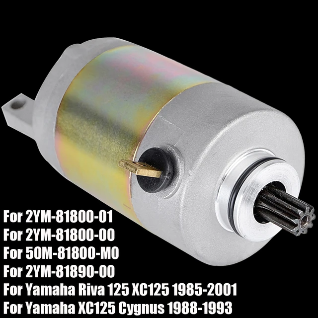 Starter Motor For Yamaha Xc125 Cygnus Riva 125 Xc 125 2ym-81800-01 2ym-81800-00  50m-81800-m0 2ym-81890-00 - Motorcycle Starter - AliExpress